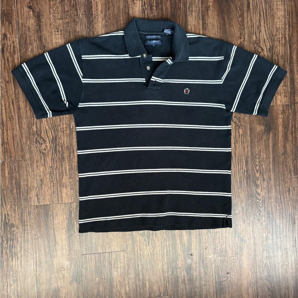 Vintage Siegfried Black Polo Shirt